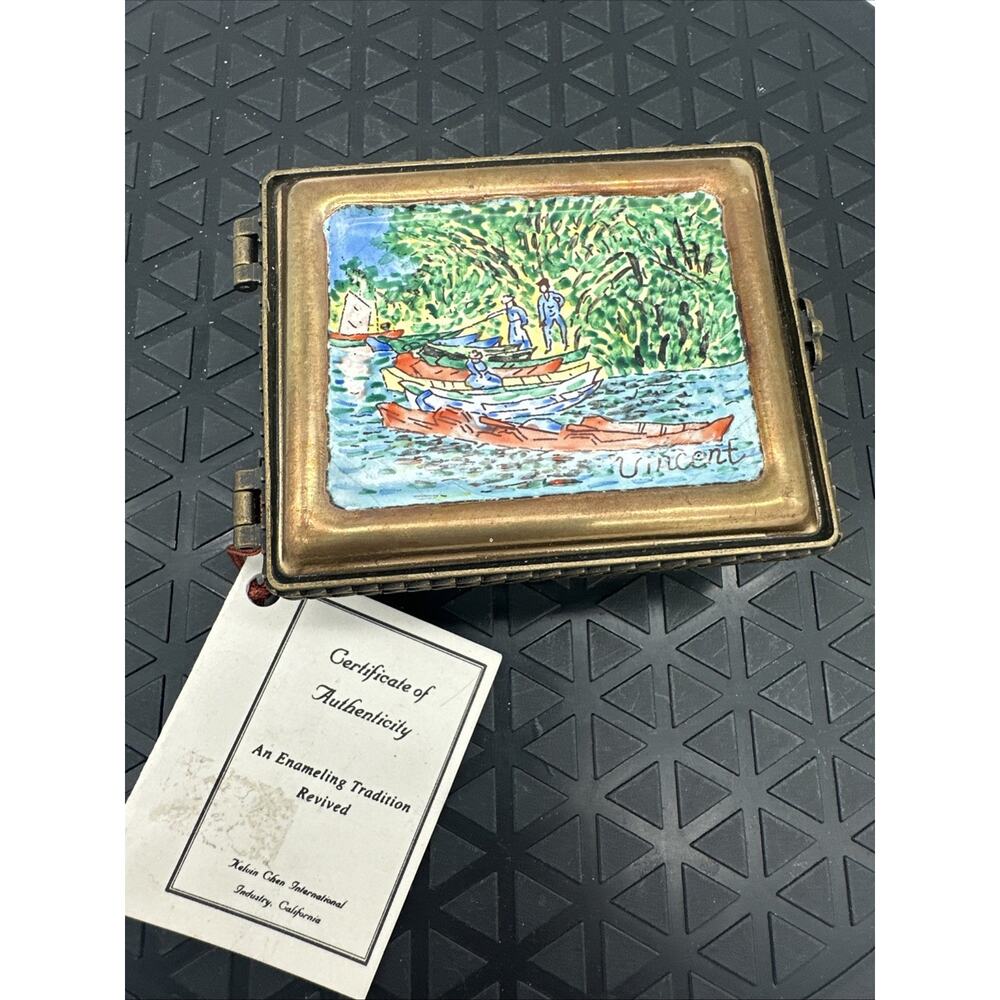 Kelvin Chen Trinket Box “Vincent” Art Number 477 EUC